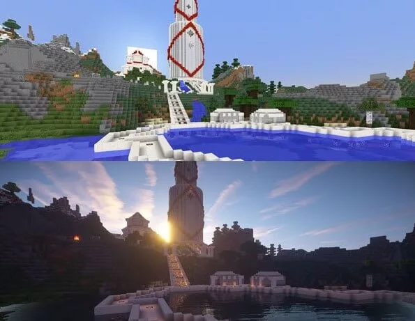 Before Shader was installed vs After Shader is installed