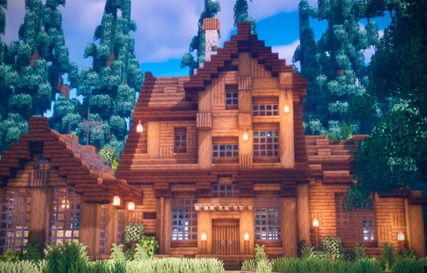 Minecraft Large rural house