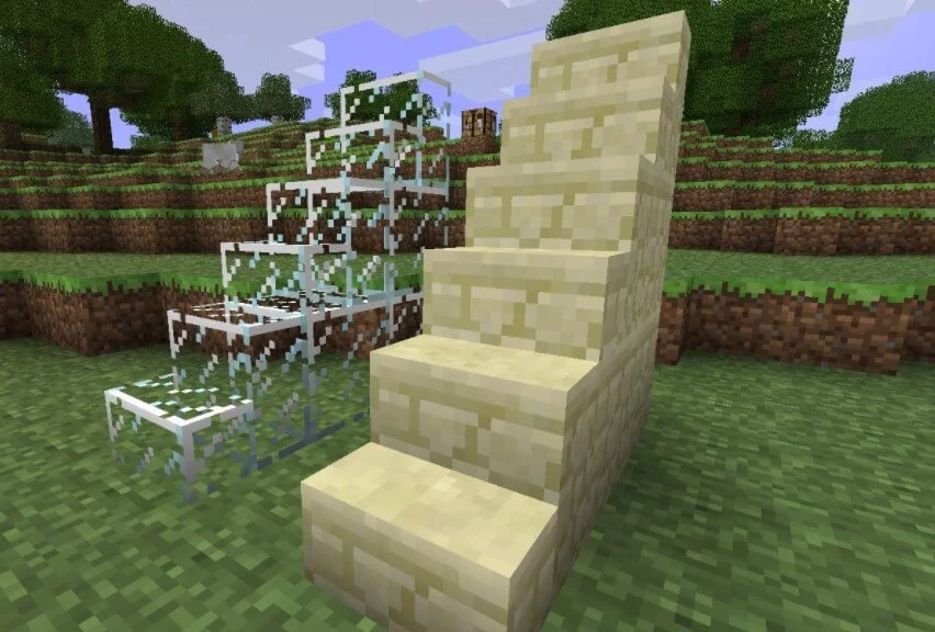 Minecraft House Stairs