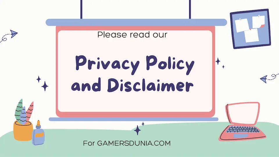 Privacy Policy and Disclaimer